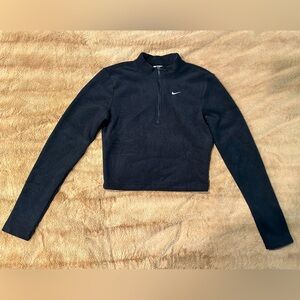 Nike Slim Fit Long sleeve crop quarter zip pullover